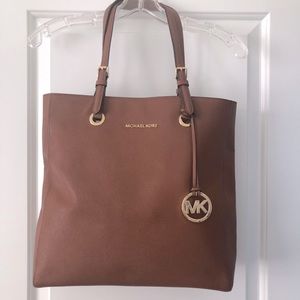 Brown leather Michael Kors bag